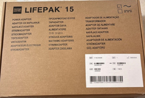 Stryker Lifepak 15 Ac Power Adapter - New