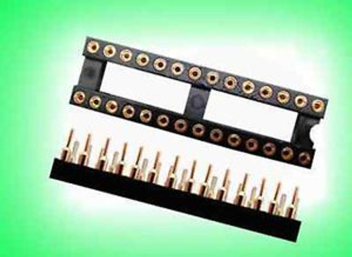 1000Pcs, 28 Pin Gold Dip Ic Socket Panel Adapter Swap,G28S,Teng