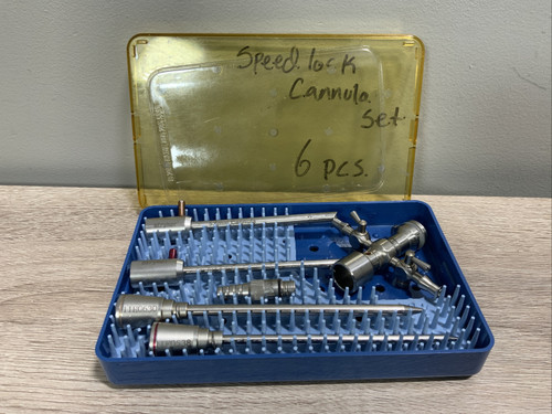 Stryker Speedlock Cannula Set with Case
