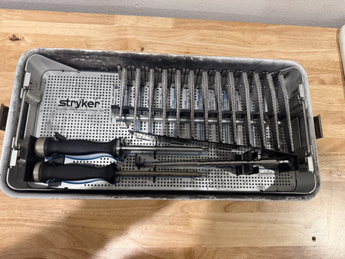 Stryker Accolade Cementless Procedure Set with Sterilization Tray - Used