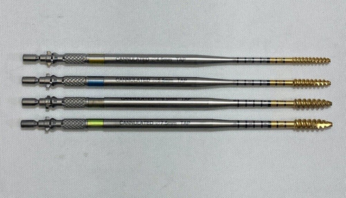 Stryker Cannulated Tap Set 4.5 5.5 6.5 7.5mm Xia3 Serrato