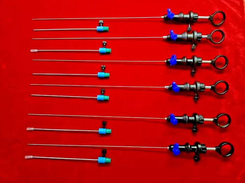 6pc Laparoscopic Stryker Minilap Alligator Forceps 3mmx330mm