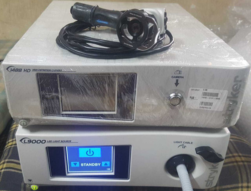 Stryker 1488 Camera Console L9000 Light Source Complete Surgical Laparoscopy