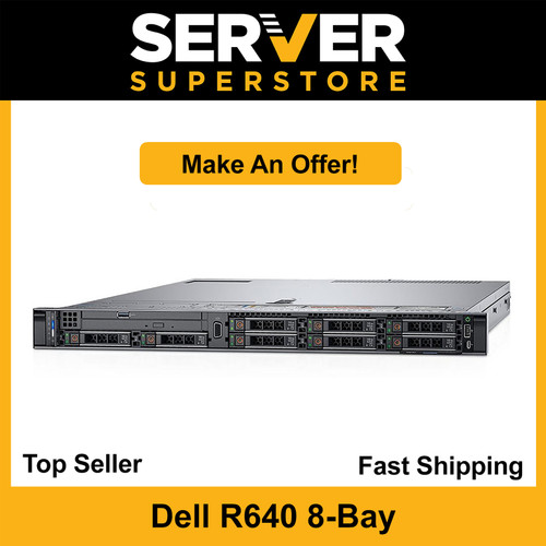 Dell Poweredge R640 Server 2x Gold 6136 24 Cores H730p 64gb Ram 4x 600gb Sas