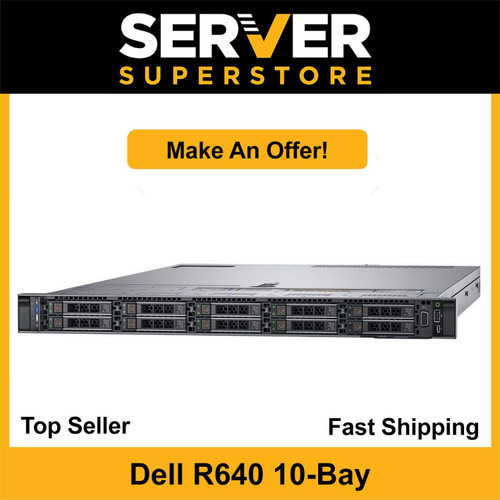 Dell Poweredge R640 Server 2x Gold 6132 28 Cores H730p 128gb Ram 2x 1tb Ssd