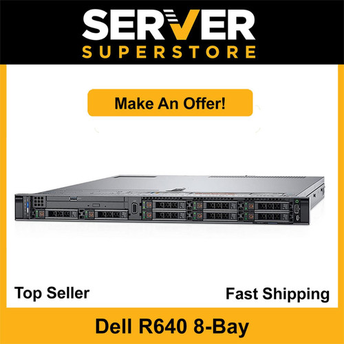 Dell Poweredge R640 Server 2x Gold 6148 40 Cores H730p 32gb Ram 2x 1tb Ssd