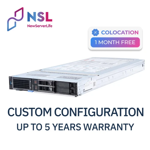 Dell Mx750c Server 32-core 64gb Ram 2x25gbe Sfp28