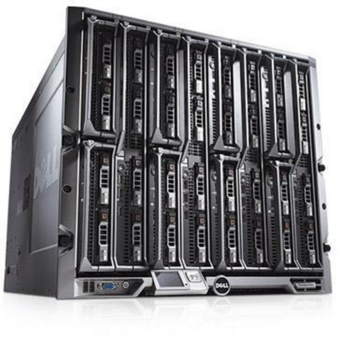 Dell Poweredge M1000e Blade Enclosure with 8 X M600 Quad Core 3.0 Blade Servers