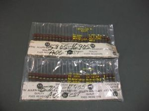 (50) Allen-Bradley Quality Fixed Resistors RC42GF120J 12 Ohms 2 Watt 5% -NOS