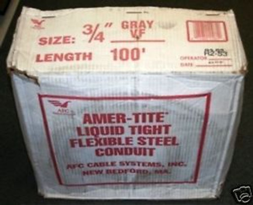 AFC Cable Ameri-Tite Steel Flexible Conduit 3/4x 100ft