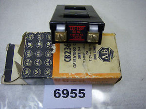 (6955) Allen Bradley Coil CB236 Size 0-1 115-120V