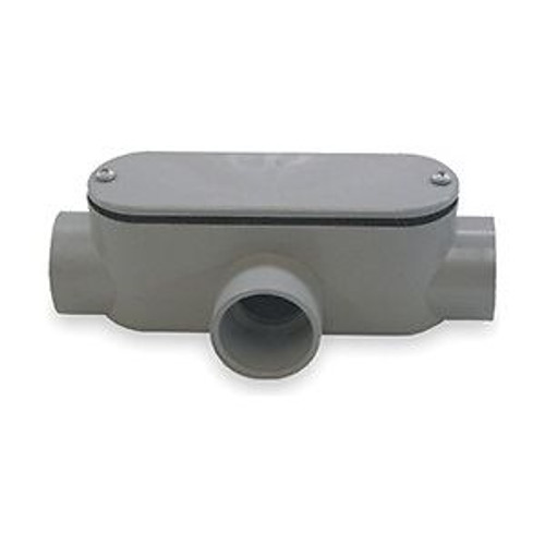 Conduit Body, T, 2 1/2 In Hub, PVC