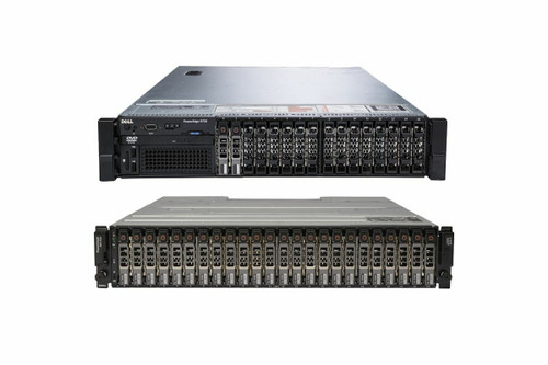 Dell Poweredge R720 2x E5-2640 32gb Ram 2x 300gb Hdd + Md1220 24x 600gb 2x Ctrl
