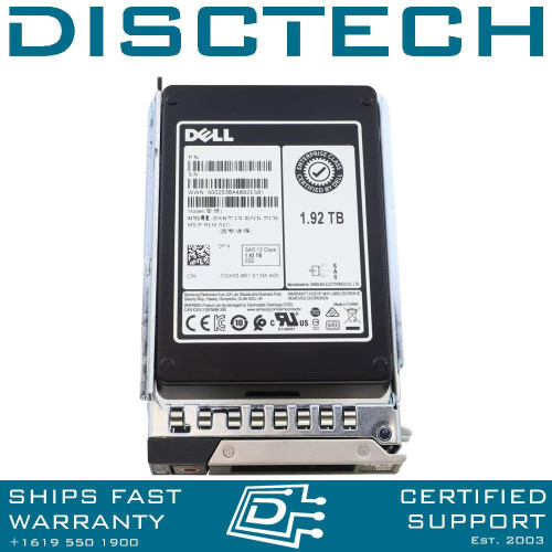 Dell 1.92tb Fips Sas 345-bhvd / 7df6r Sed Mixed Use 2.5in Sff 12gbps 512e
