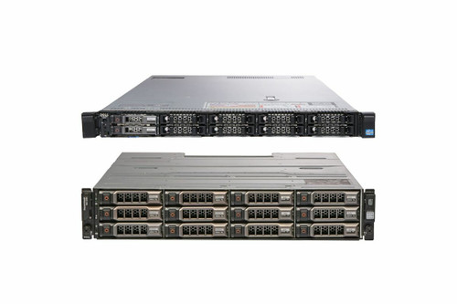 Dell Poweredge R620 2x E5-2609 64gb Ram 2x 600gb Hdd + Md1200 4x10tb Hdd 2x Ctrl