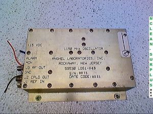 Anghel 1150Mhz Oscillator  59530 LOS1-043 -15VDC from Anghel Down Converter