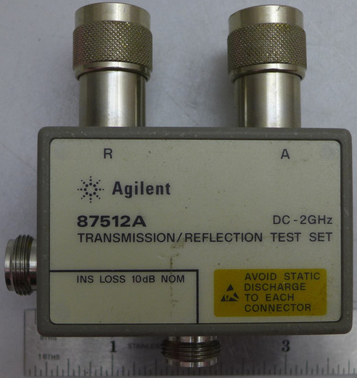 Agilent 87512a Dc-2ghz Transmission Reflection Test Set