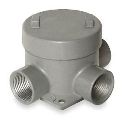 KILLARK GEBT-25 Outlet Body, Style T, 3/4 & 1 1/2 In, Alum