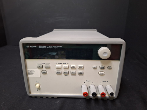 Agilent E3646a Dual Output Power Supply 8v/3a 20v/1.5a