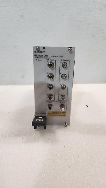 Hp M9362a-d01 Quad Downconverter Pxi Module 10mhz-26.5ghz