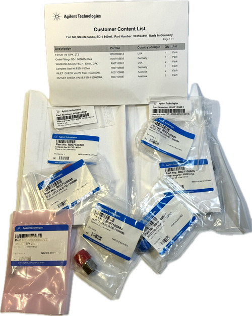 Agilent 393593491 Maintenance Kit Sd-1 800ml