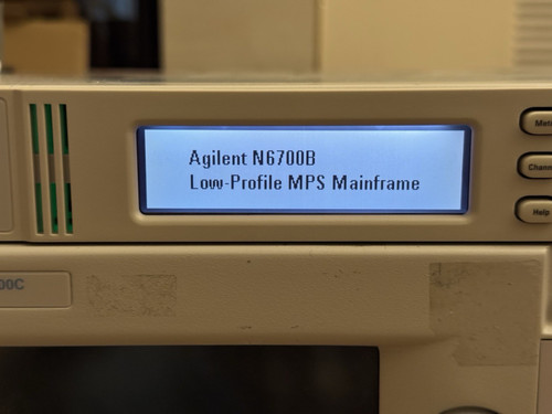 Agilent N6700b 400w Power Supply Mainframe