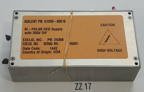 NEW Agilent G1099-80018 Bi-polar Hed Supply 350v
