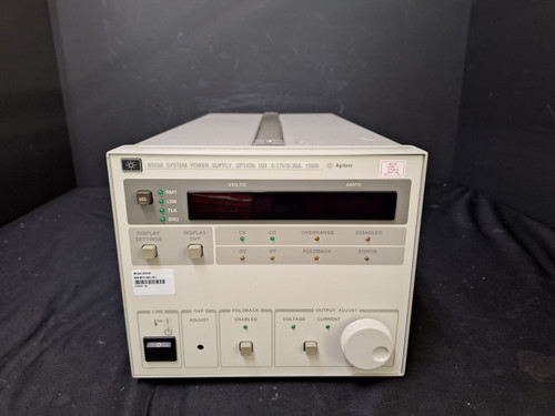 Agilent 6033a System Power Supply 0-20v 0-30a