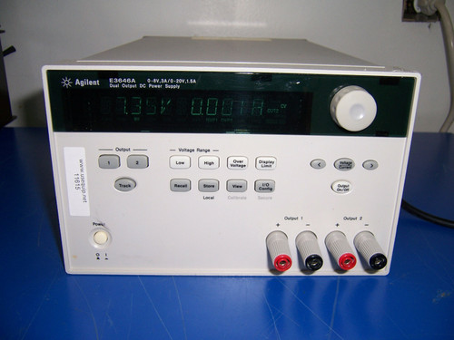 11615 Agilent E3646a Dual Output Dc Power Supply
