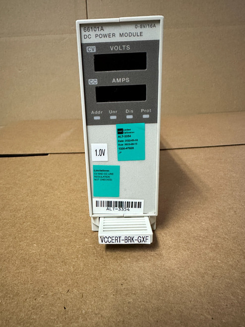 KEYSIGHT, Keysight 66101a 0-8v/16a Dc Power Module