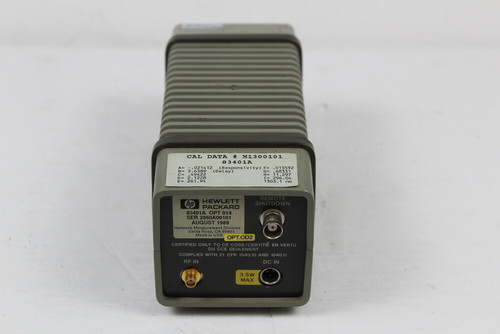 Agilent 83401a Lightwave Source 1300nm Mmf 300khz-3ghz