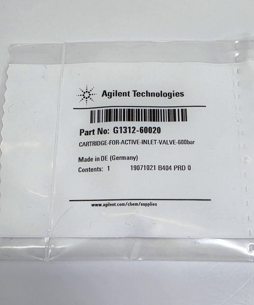 Agilent G1312-60020 Active Inlet Valve Cartridge 600 Bar