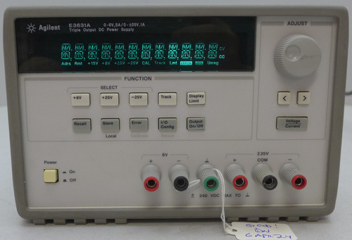 Agilent E3631a Triple Output Power Supply 80w 25v
