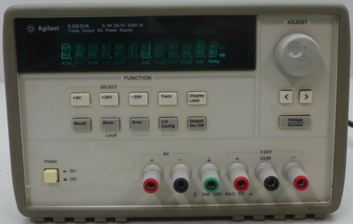 Agilent E3631a Triple Output Power Supply 25v 80w