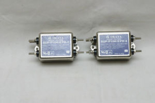 2 UNITS OKAYA NOISE FILTER SUP-P10H-EPR-4 NEW