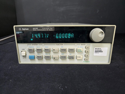 Agilent 66311b Mobile Communications Dc Power Source 0-15v 3a