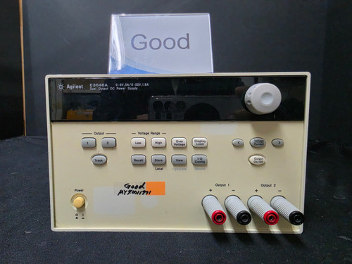Agilent E3646a Dual Output Power Supply 8v/20v