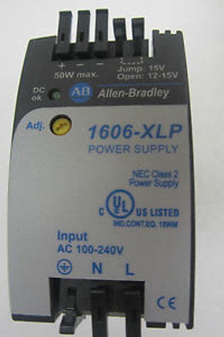 ALLEN BRADLEY 1606-XLP50B POWER SUPPLY 1606XLP50B