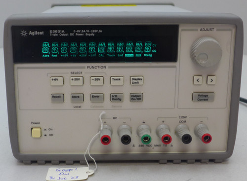 Agilent E3631a Triple Output Power Supply 25v 80w