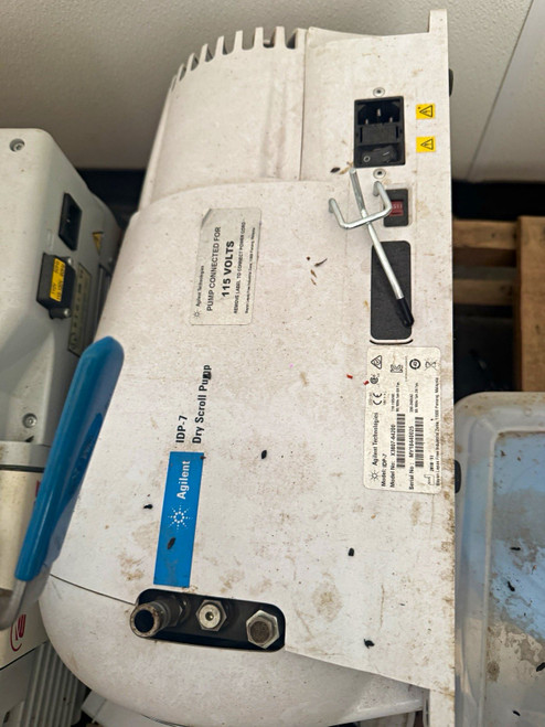 Agilent Idp-7 Oil-free Dry Scroll Vacuum Pump Unit
