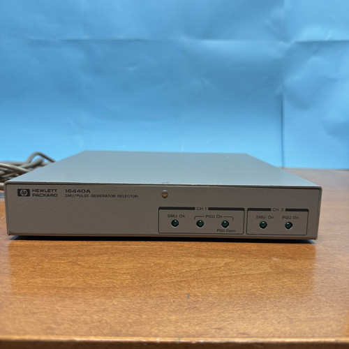 Hp 16440a Smu Pulse Generator Dual Channel Selector