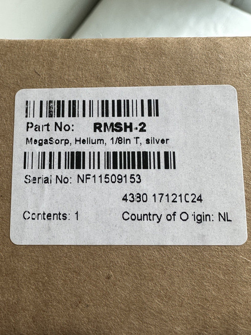 New Agilent Rmsh-2 Universal Trap Megasorp Helium Purifier