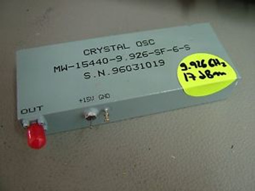 CRYSTAL OSCILLATOR 3.326GHz 17dbm 15V DRO MW 15440-9