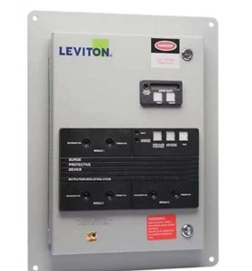 LEVITON 52120-CM3 SPD Panel w/Counter.120/208V