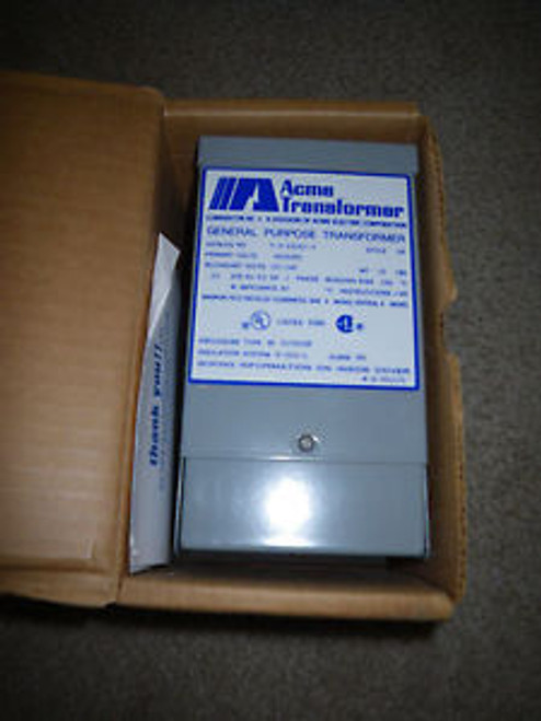 Acme T-2-53007-S Isolation Transformer 250VA NEW!!