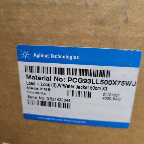 Agilent Pcg93ll500x75wj Load Lock Column 500x75mm
