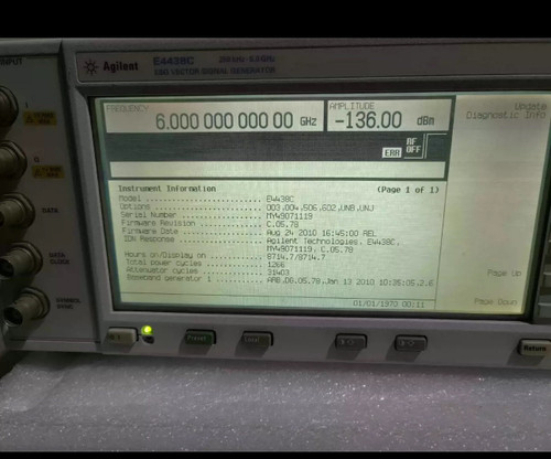 Agilent,E4438C Agilent E4438c 6ghz Rf Signal Generator