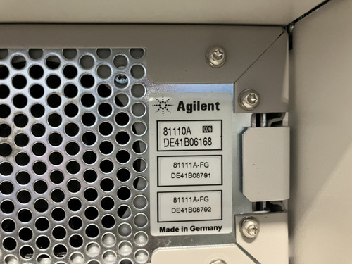 Agilent/keysight 81110a Pulse Pattern Generator 330mhz