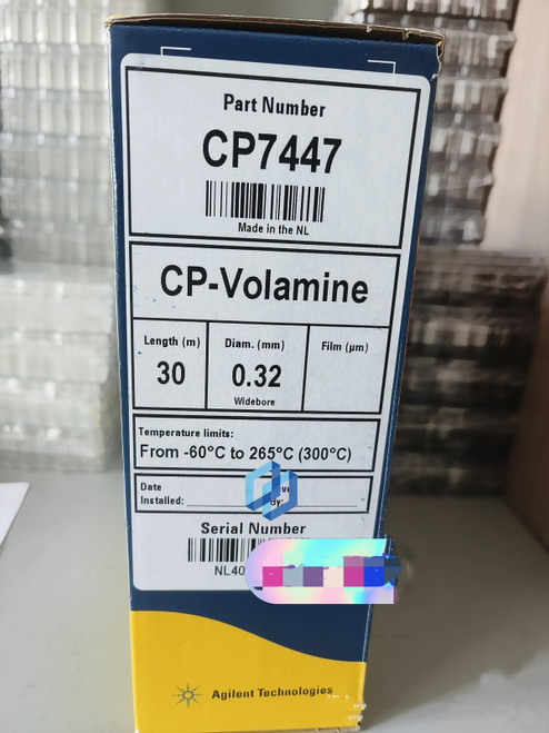 Agilent Cp7447 Gc Column for Gas Chromatography