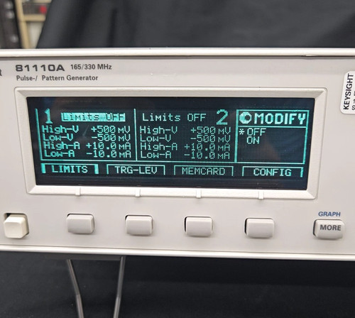 Hp Agilent 81110a Pulse Pattern Generator 165mhz 330mhz